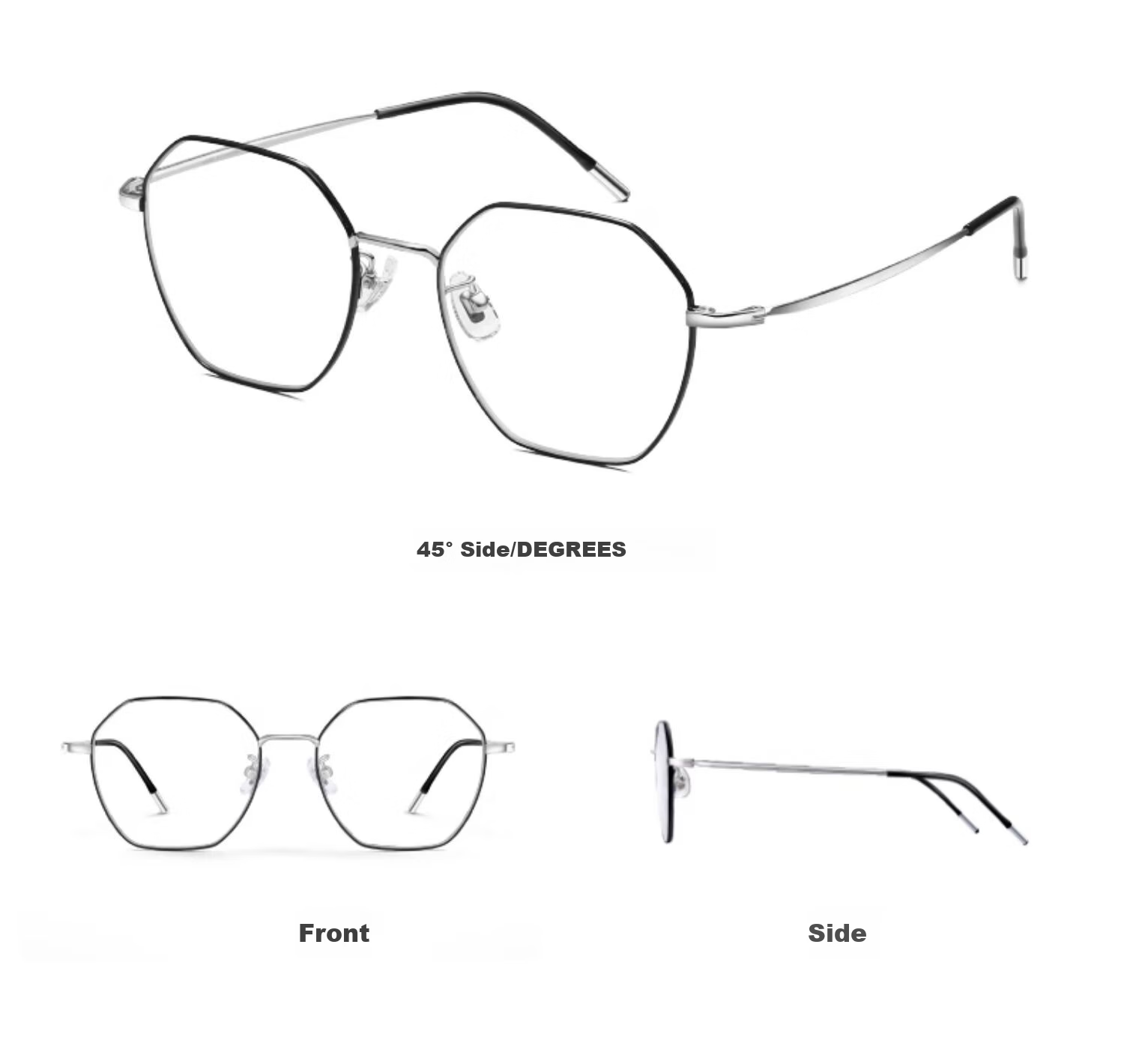 LOHO Ultra-Light 6g Beta Titanium Pure Titanium Eyeglass Frames for Women, Anti-Blue Light Radiation, Prescription Available, Zeiss Lenses, Anti-Fatigue for Me 18