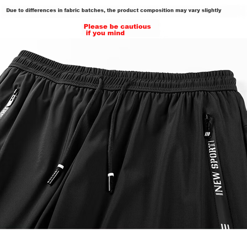 JEEP SPIRIT Casual Pants for Men, Summer Sports Ice Silk Quick-Dry Breathable Outdoor Versatile Trousers, Gray Tapered Leg M Size 1