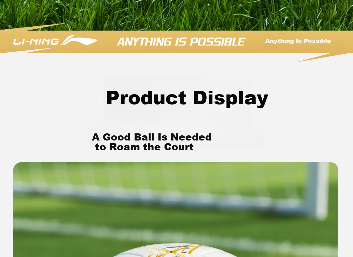 Li-Ning Football Size 5 Adult Standard Ball Youth Training Match World Cup Primary School Kids Size 5 Ball 30