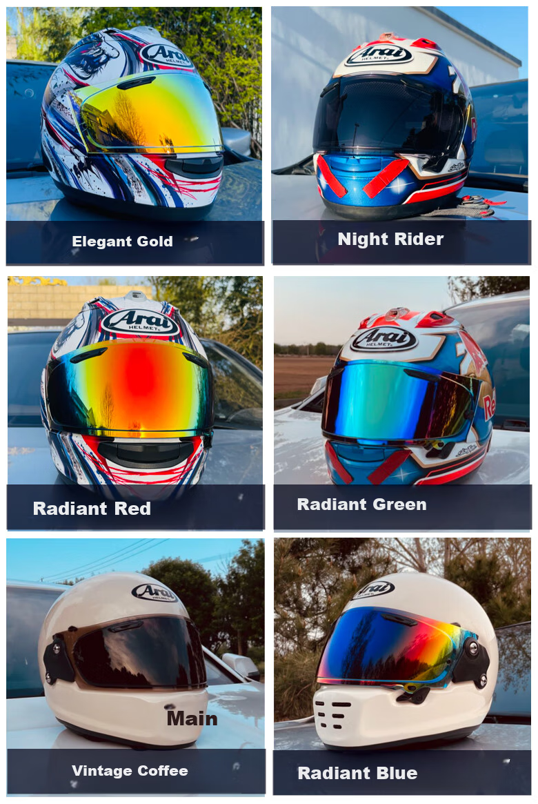 ENKIDU Compatible Arai RX-7X XD NEO GX SRC Night Rider UV Photochromic Lenses 3