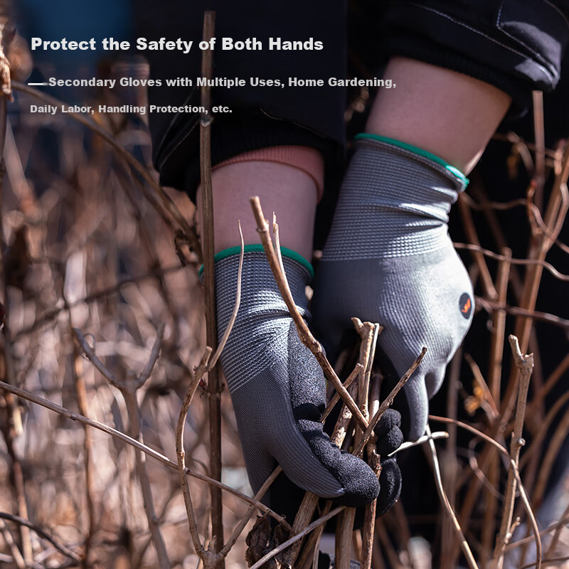 Jimmy Home Gardening Gloves Garden Planting Anti-Dirt Anti-Slip Breathable Durable Touchscreen Medium JM-W607