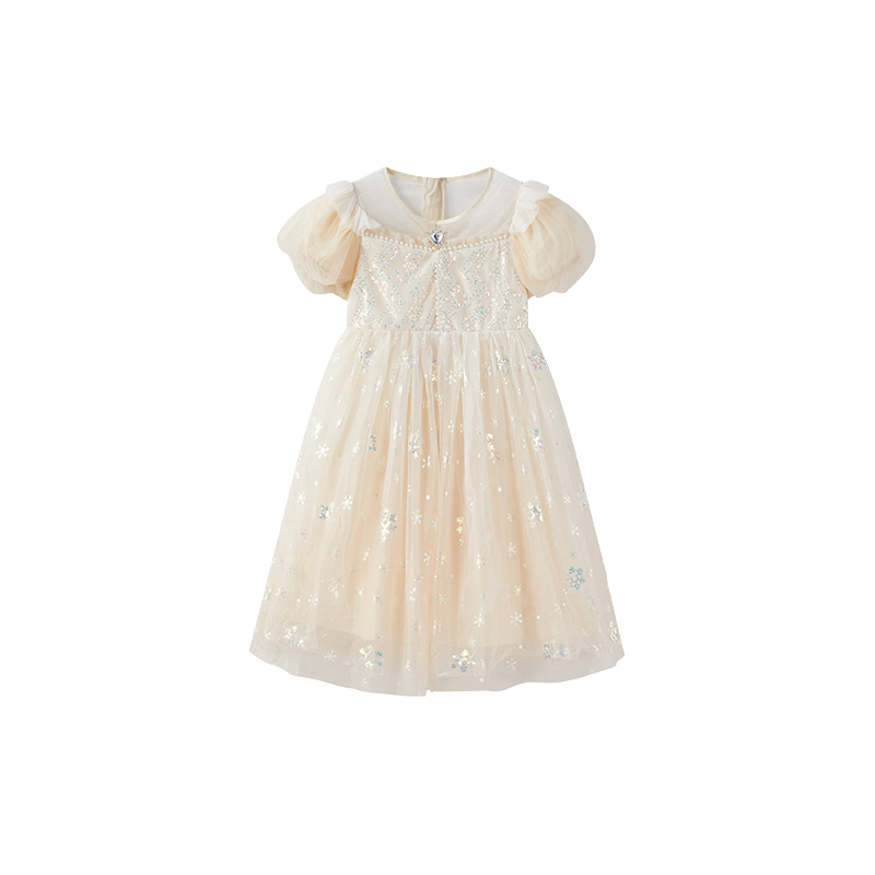 Disney Elsa Princess Dress Girls' Summer 2026 New Children's Tulle Elsa Performance Gown Gift