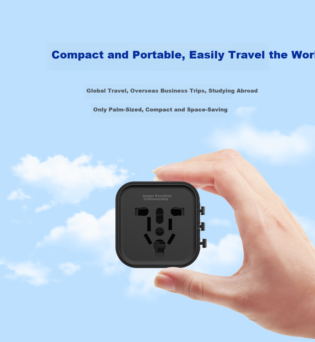 Lengon International Travel Adapter Plug - Universal Worldwide Power Converter for UK EU US AU Standards 5