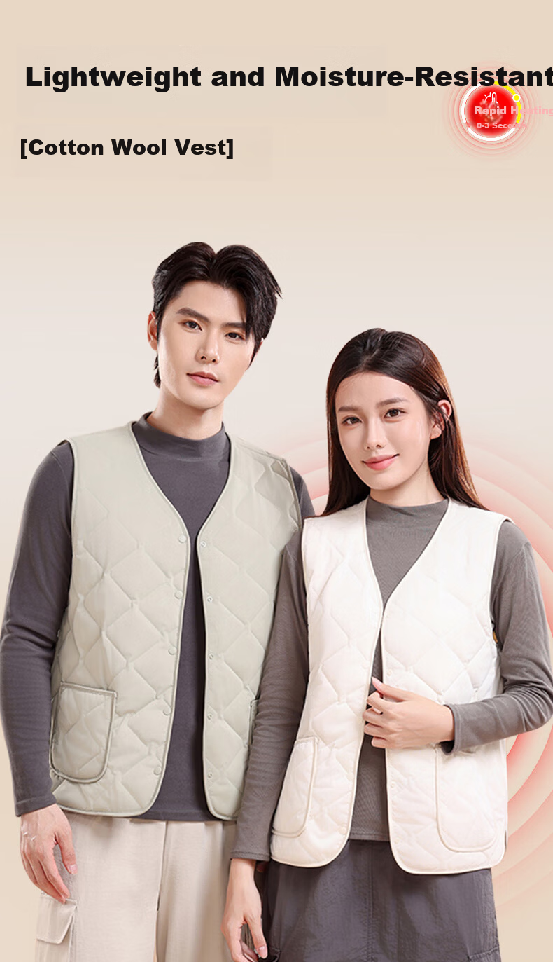 MiiOW Seasonal Thickened Base Layer Vest Lightweight Windproof Inner Jacket 1