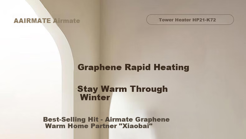 AIRMATE Super Product Warm Air Heater Graphene Heater Electric Heater Home Whole House Heating Small Sun Heater K72 3