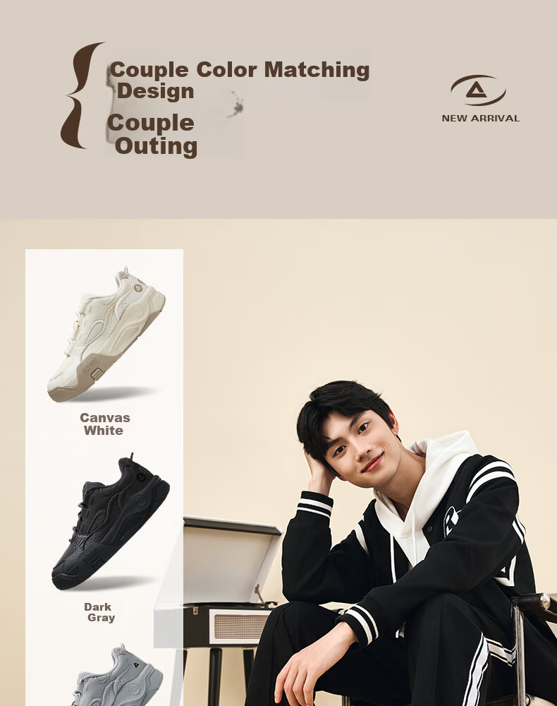 PEAK Taiji Roaming Men's Summer Height-Increasing Thick-Soled Casual Lightweight Sports Shoes DB340257 10