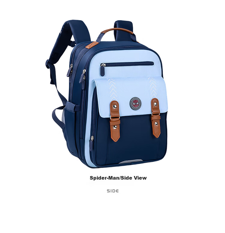 Disney Backpack for Primary School Students Grades 3-6, Spine-Protecting, Load-Reducing, Ultra-Lightweight, Large Capacity, Anti-Drop Children's Backpack for Boys And Girls, Strawberry Bear Desig 24