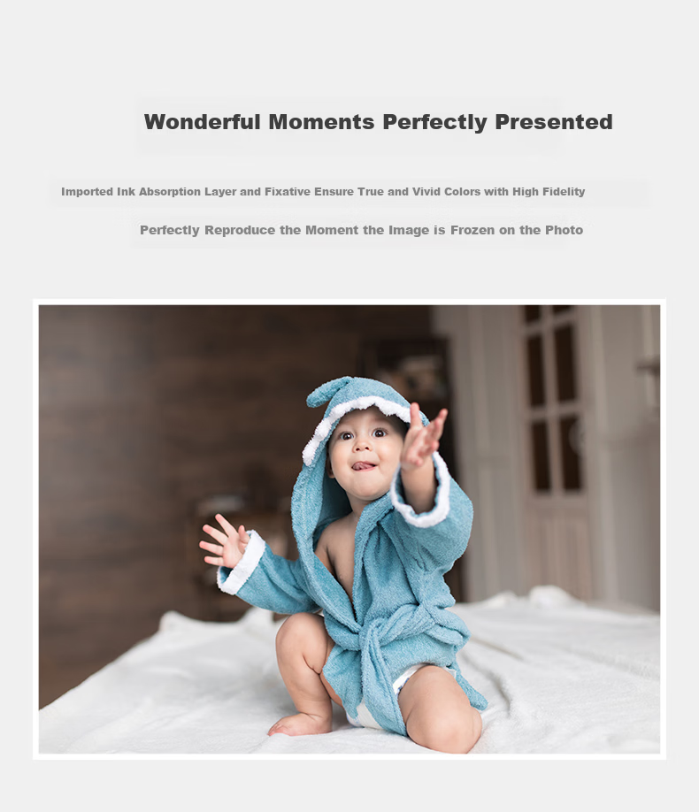 KODAK 4R/6-Inch 230g High Gloss Photo Printing Paper for Home Use, Inkjet Photo Paper, 100 Sheets, 9891-442 6