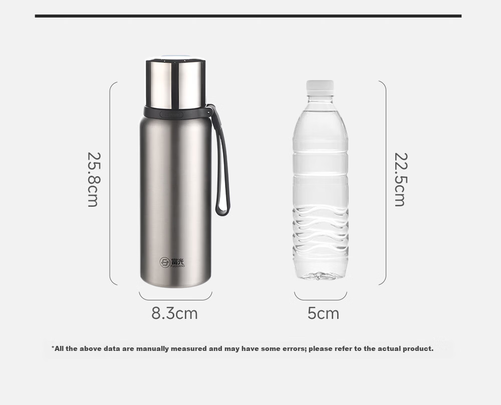 Fuguang 316L Stainless Steel Insulated Water Bottle Large Capacity Thermal Cup Full Steel Tea Separation Outdoor Men's Cup 23