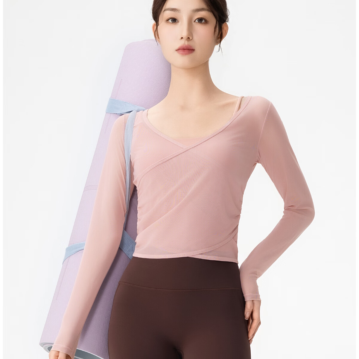 361° Women's Yoga Cover-up Summer Outerwear Long Sleeve Sports Top Premium Dance Pilates Training Shirt 18