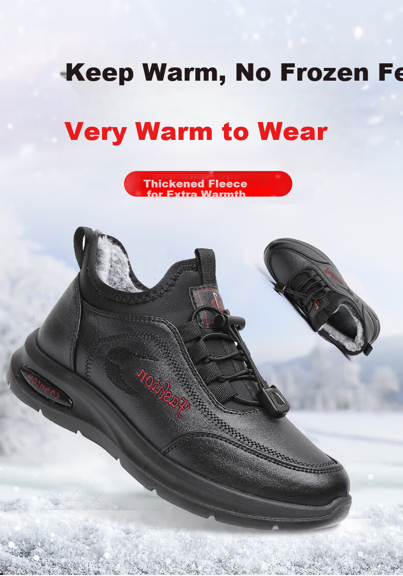 Anglerfish Winter Old Beijing Cloth Shoes Women's Cotton Shoes Middle-aged and Elderly Mom Shoes Thickened Fleece Warm Shoes A8002 Black 38 1