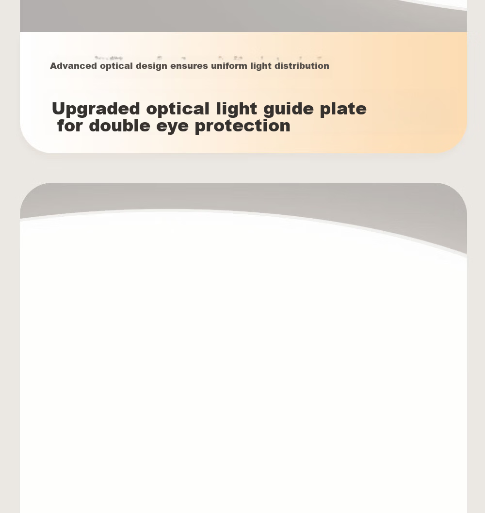 Kuka LED Ceiling Light Eye Protection PR Light Source Living Room Bedroom Lighting 40cm Round - Three Colors [Installation Included] 51