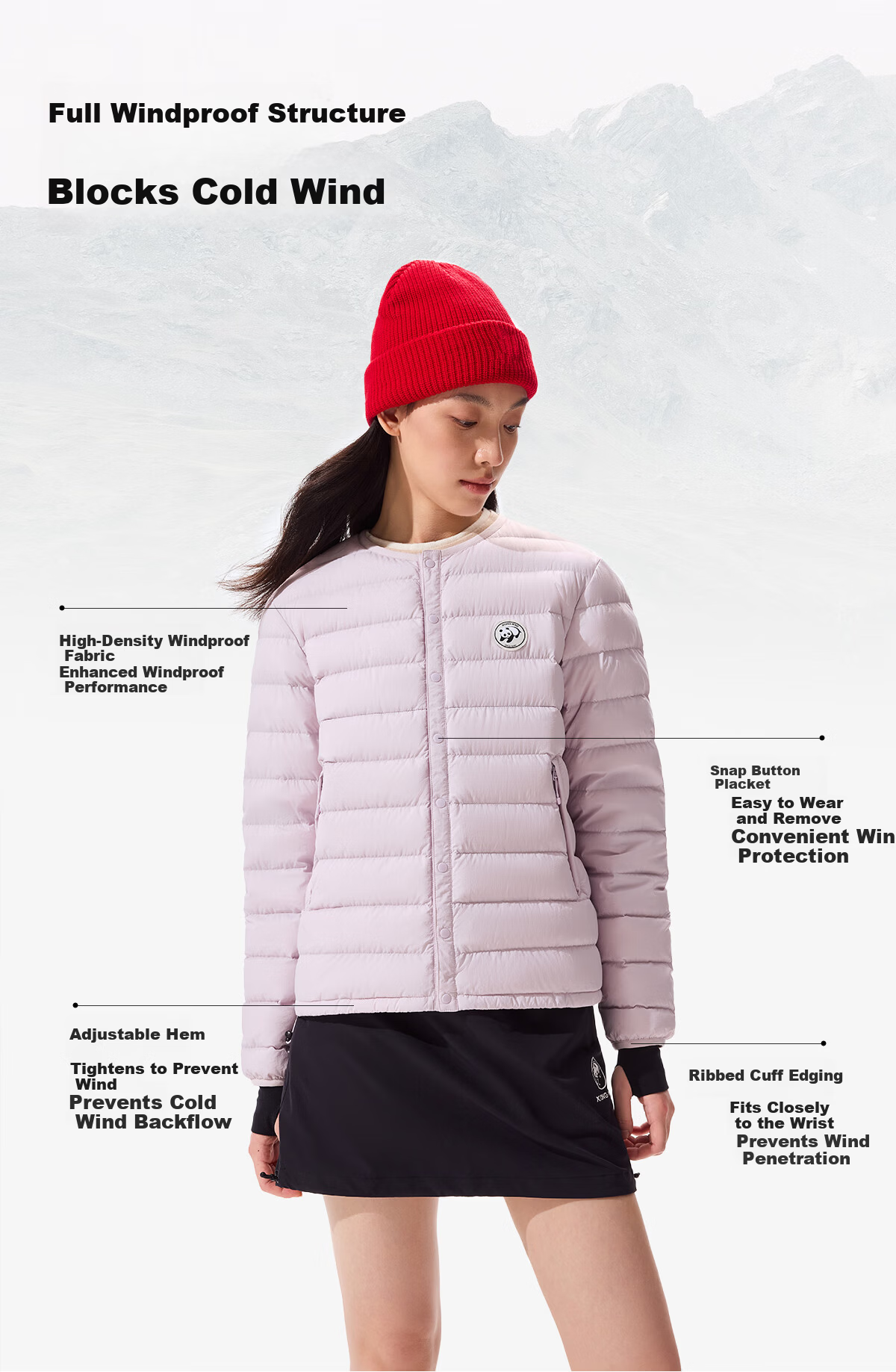 Panda Camel Series Lightweight Down Jacket Unisex 90% Duck Down Winter New Inner Layer Thin Coat 7251, L 5
