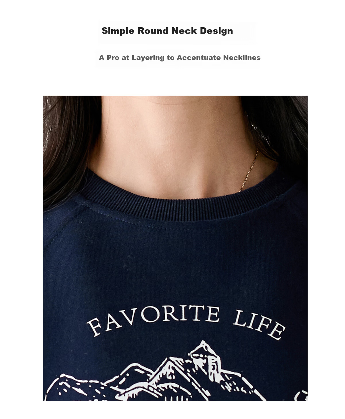 Chushen Crew Neck Printed Sweatshirt Women Lazy Style Casual Long Sleeve Top S143W1004 Light Gray XL 4