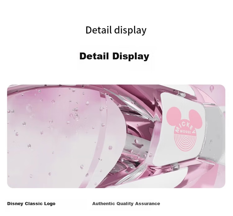Disney Waterproof Anti-Fog HD Swimming Goggles for Adults and Children Women's Professional Swim Goggles and Cap Set D65105 Pink 10