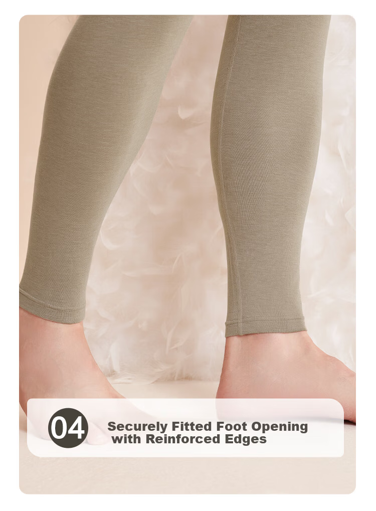 Hodo Home Modal Autumn Men’s Thermal Underwear Set Camellia Moisturizing 7A Antibacterial Base Layer 7