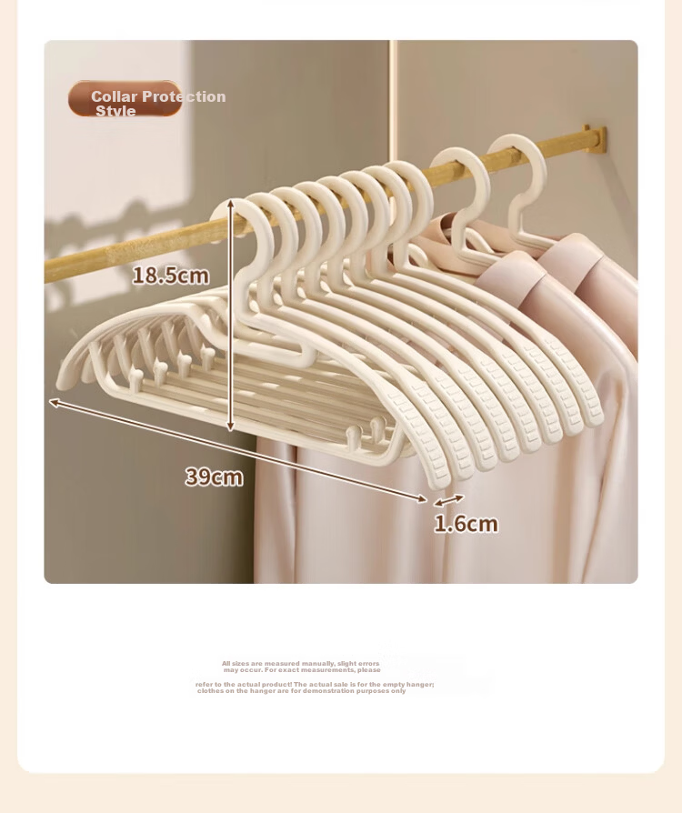 Ie no Monogatari Japanese No-Marking Wide Shoulder Clothes Hanger Home Use Non-Slip Student Dormitory Clothes Drying Rack 9