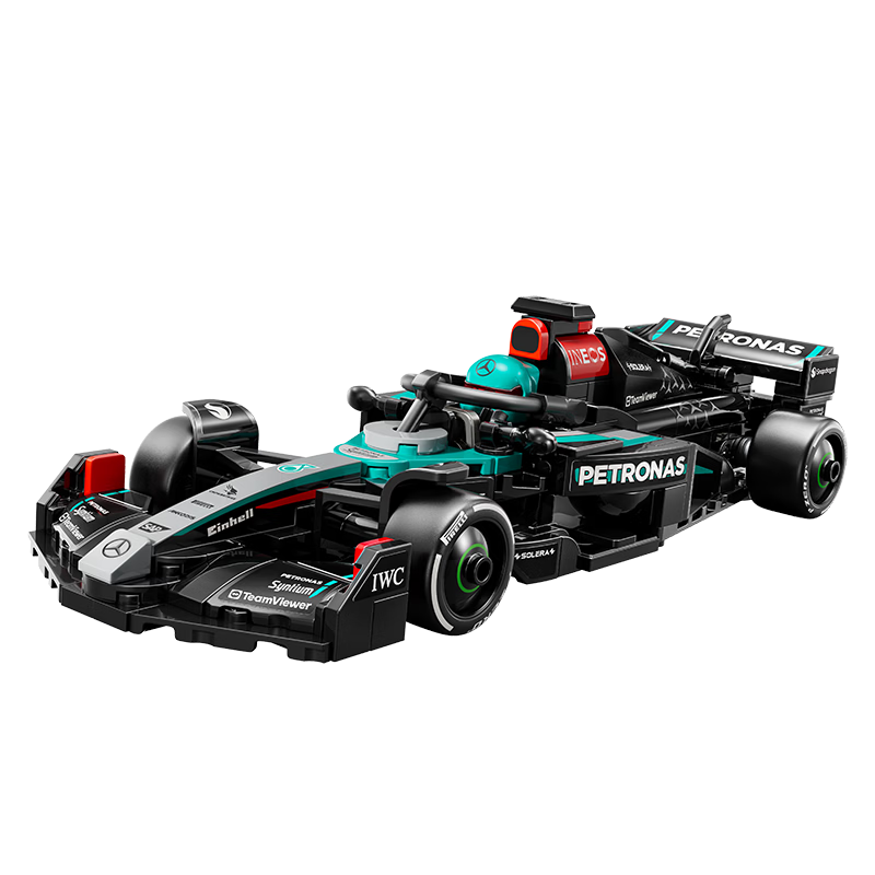 LEGO Racing Car Series 77244 Mercedes F1 Race Car, Boys And Girls Children's Toy, Birthday Gift Decoratio