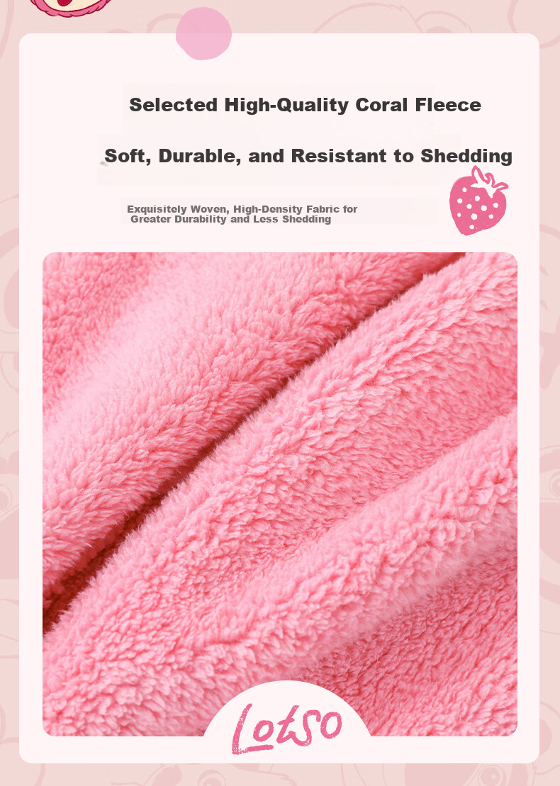 Disney Kids Girls Absorbent Cute Cartoon Coral Fleece Bath Towel 6-12 Years Thick Skin-Friendly Wrap Sports 3