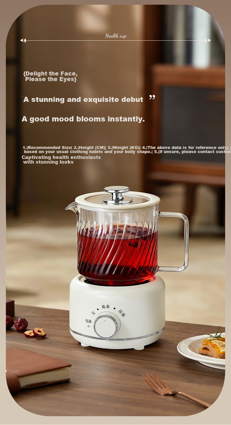 Aishier Practical Health Pot Gift Box Electric Stewing Cup Business Souvenir Gift for Nurses Day and Mother's Day Employee Event Gifts 7