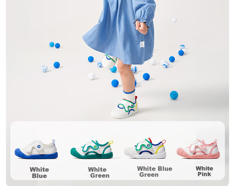 Katetu Toddler Shoes, Summer, for Ages 1-3, Kindergarten Indoor Shoes, Mesh Breathable Functional Shoes, MiaoMiao Shoes, X2CE022 13