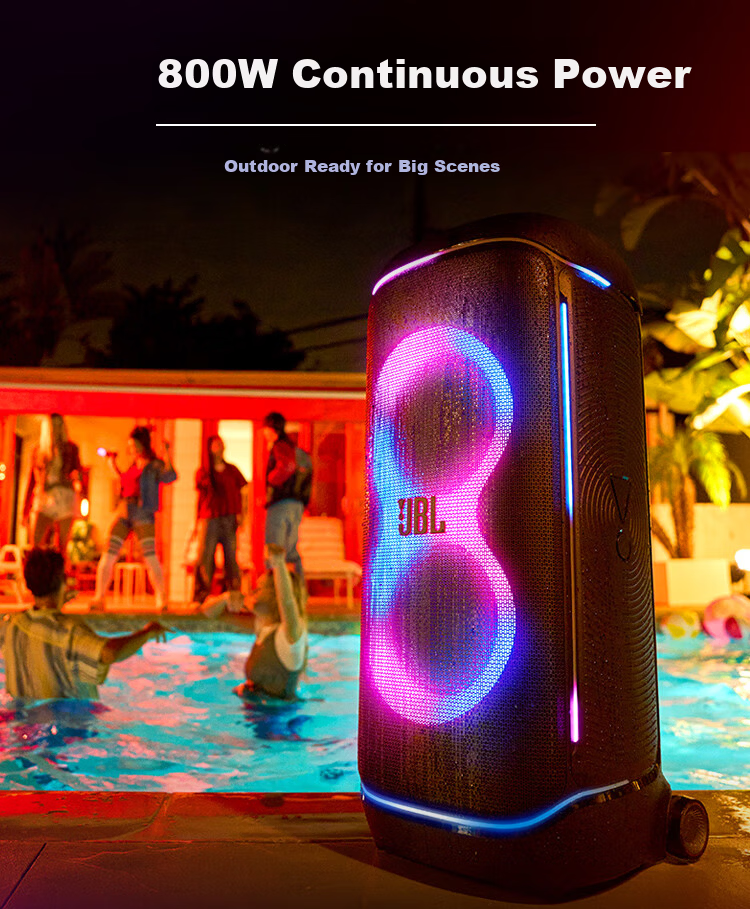 JBL PARTYBOX 720 Party Speaker Outdoor Bluetooth Portable KTV Smart Speaker High Power Music Rhythm Light Show Long Battery Life Speaker 4
