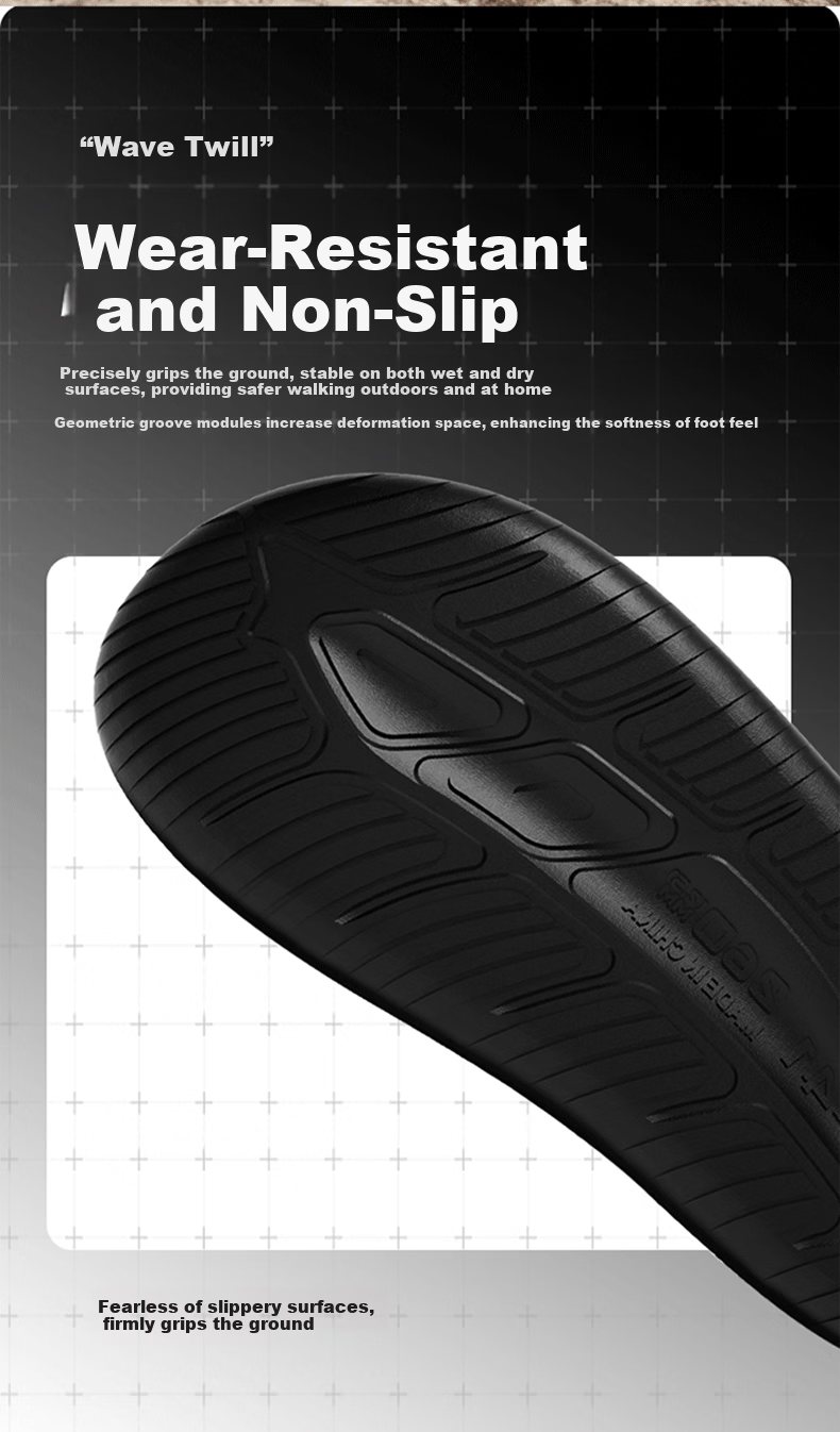 HIPANDA Men's Outdoor Slippers Sports Non-Slip EVA Thick Sole Cushioned Home Quiet Beach Women's Sandals 7