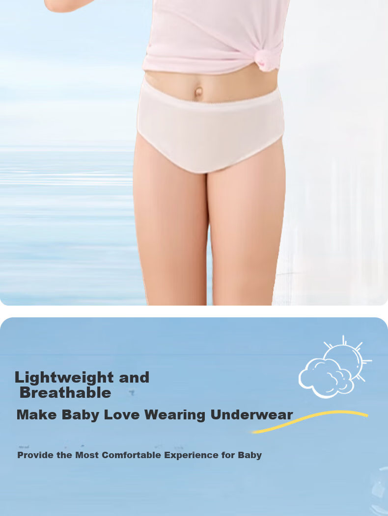 Qihaiqiu Children's Disposable Sterilized No-Wash Daily Use Boys Travel White Triangle Underwear XXL Size 11