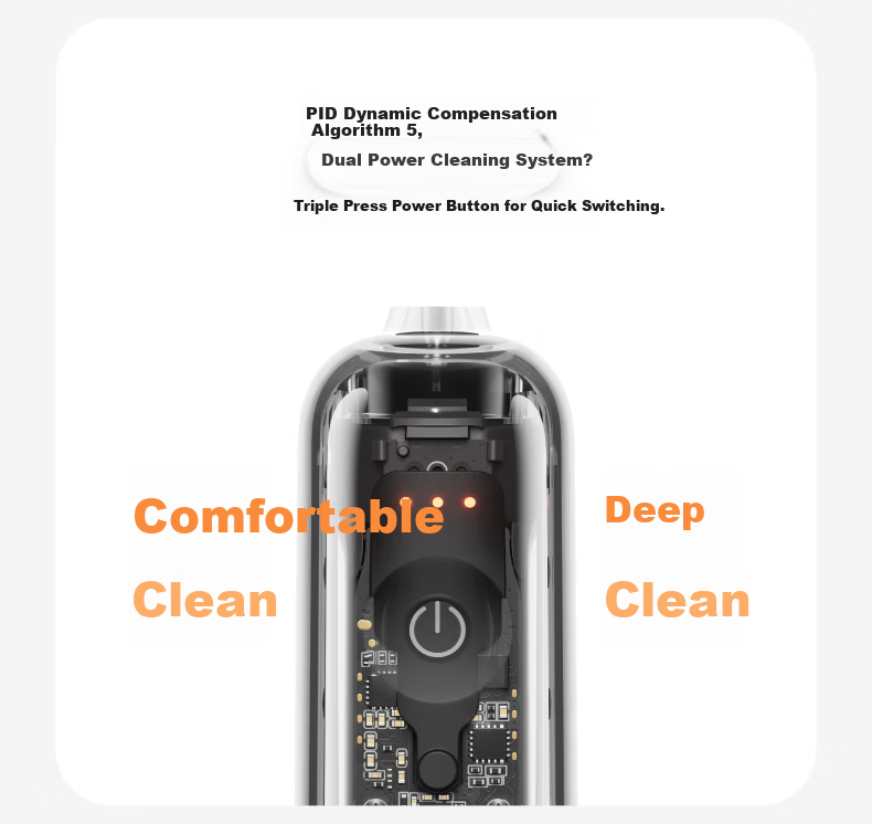 Laifen Second Generation Electric Sonic Toothbrush i2 ABS Model Deep Cleaning Gum Care Adult Toothbrush Upgraded Light Gray Couples Birthday Gift for Him/Her 4