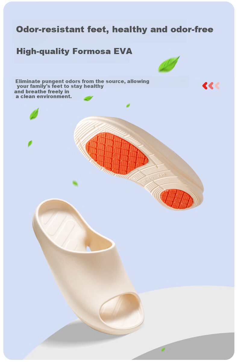 JD Jingzao Bathroom Drainage Non-Slip Antibacterial Indoor Silent Slippers for Men Black Size 41-42 11