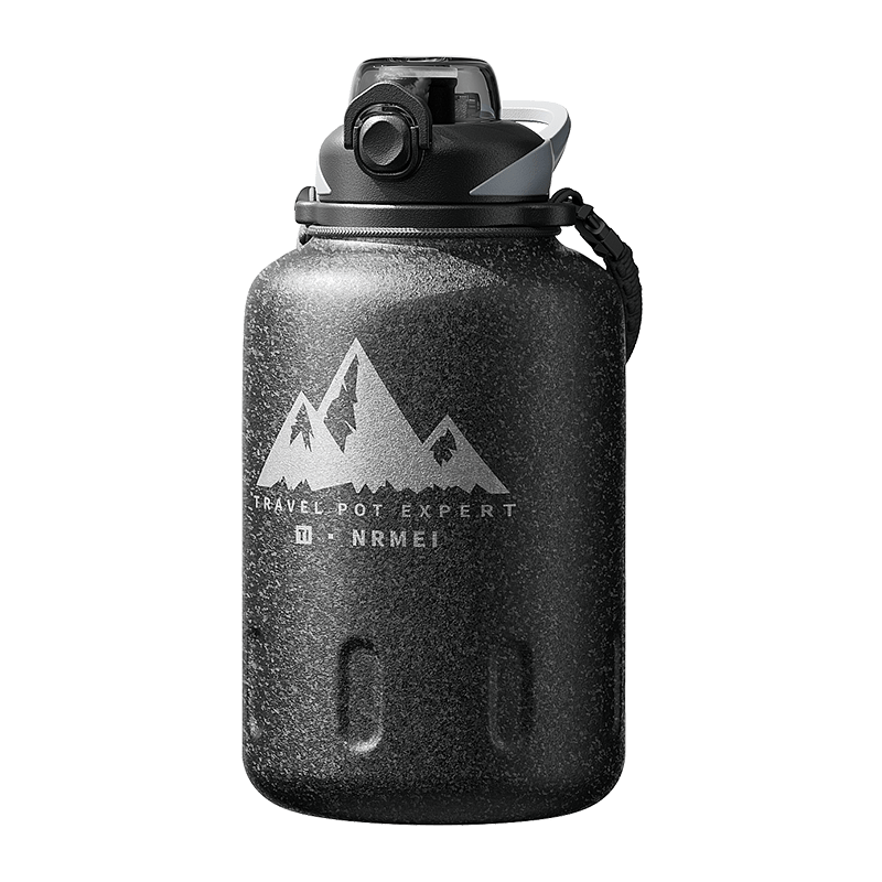 NRMEi Insulated Large Capacity 316L Stainless Steel Tumbler Tea Separation Outdoor Sports Wide Mouth Ice Water Bottle Cup for Men
