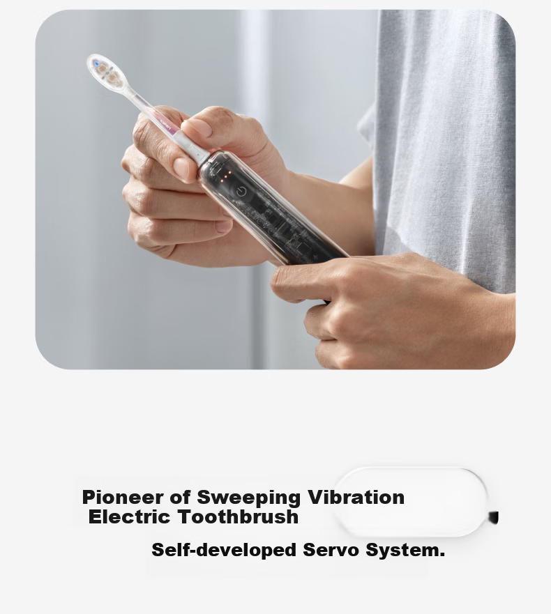 Laifen Second Generation Electric Sonic Toothbrush i2 ABS Model Deep Cleaning Gum Care Adult Toothbrush Upgraded Light Gray Couples Birthday Gift for Him/Her 3