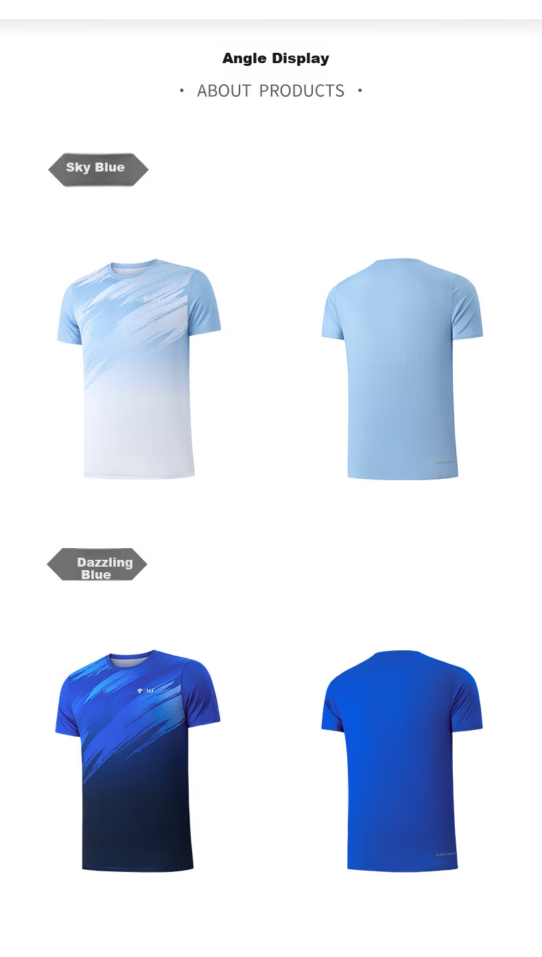 361° Men's T-Shirt Spring Summer Winning Badminton Quick-Dry Loose Printed Short Sleeve Top 652627102-1 24
