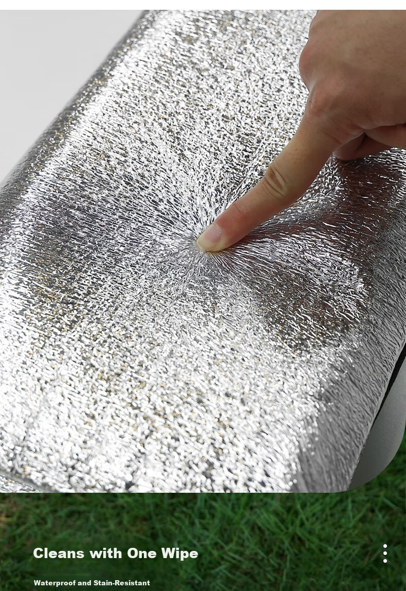 Ansell Outdoor Moisture-Proof Mat Double-Sided Aluminum Foil Thickened Camping Moisture-Proof Ground Mat Beach Park Seat Cushion 8K00321 3