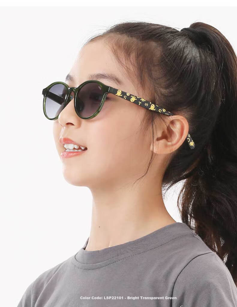 LOOK Kids Sunglasses New Cute Small Round and Square Lightweight TR UV Protection Sunglasses Back to School Christmas Gift for Friends 10
