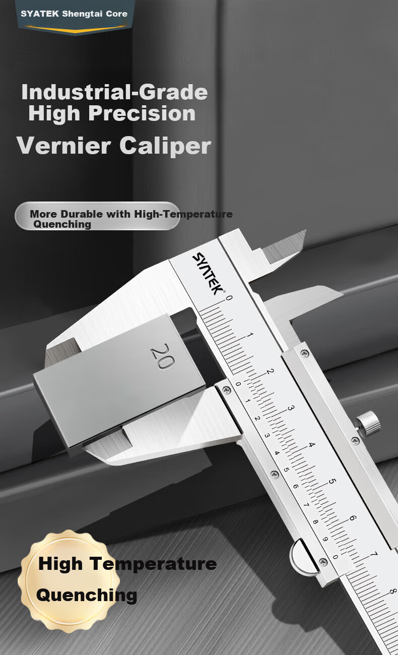 SYNTEK Mini Vernier Caliper High Precision Small Depth Gauge Household Industrial Small Size Oil Mark Caliper 100mm 1
