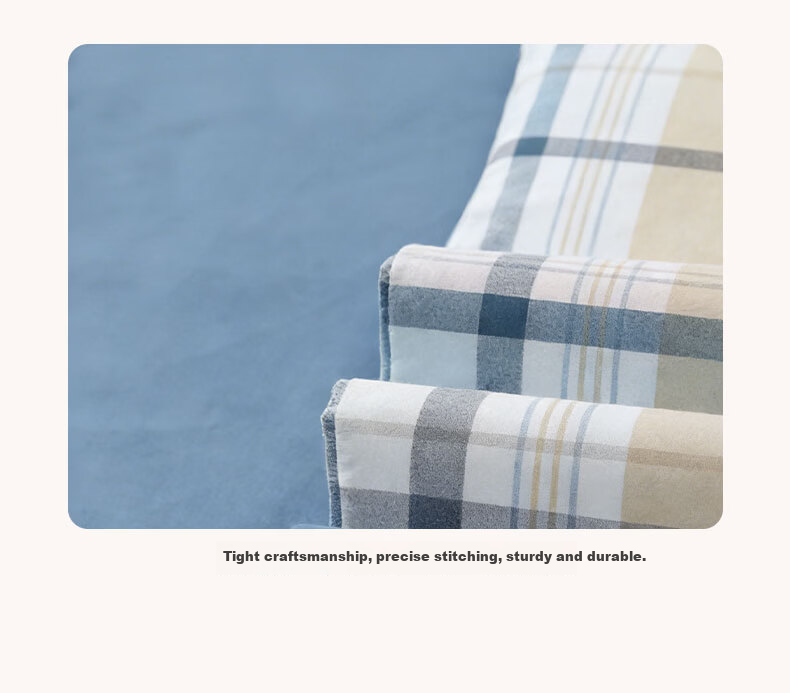 Jinhao 100% Cotton Pillowcase Pair Pure Cotton Antibacterial Single Pillowcase Student Dormitory Pillow Core Cover Zhuying 48*74cm*2 3