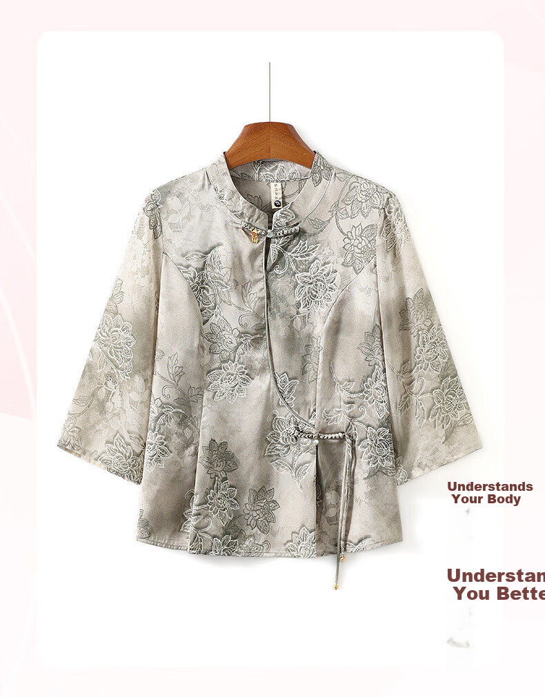 Hodo Mom Summer National Style Shirt T-Shirt 2026 New Fashion Loose Middle-aged and Elderly Women's Top and Pants Set 4