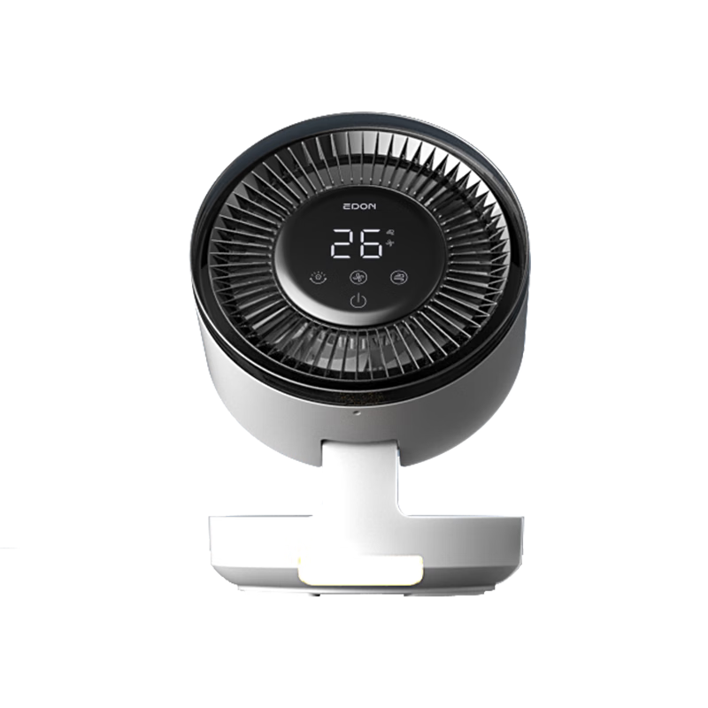 Edon Home Air Purifier Circulating Fan Electric Fan Dormitory Office Desktop Fan Foldable Storage Remote Control Sterilization Formaldehyde Removal Purification Small Fan E819
