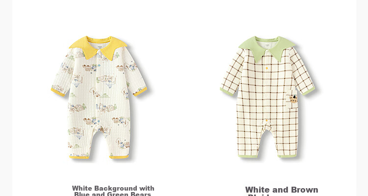 BALABALA Baby Newborn Unisex Cotton-Padded Romper 2025 Cute Bodysuit 208425133204 11