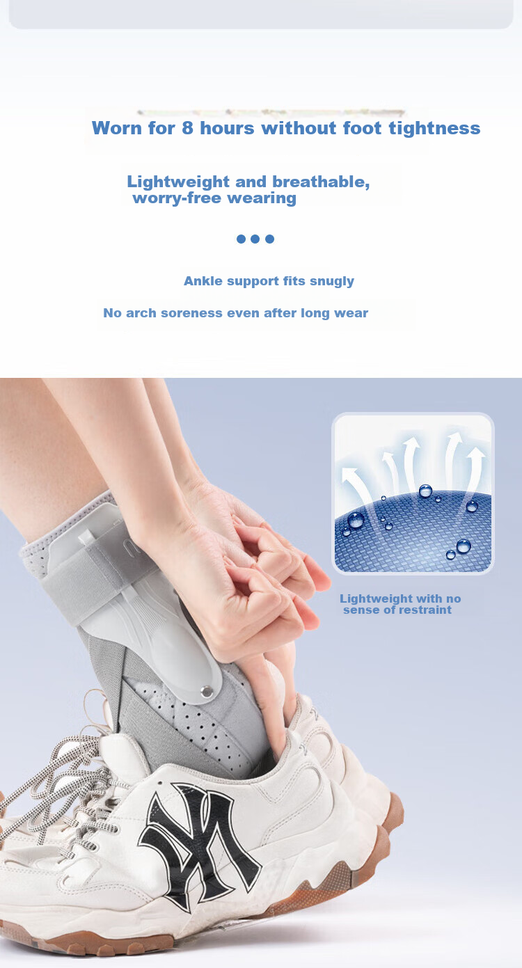 Tuobuzhe Ankle Brace Ligament Injury Support Anti-Sprain Ankle Stabilizer Fracture Recovery Splint Achilles Tendonitis Protector 7