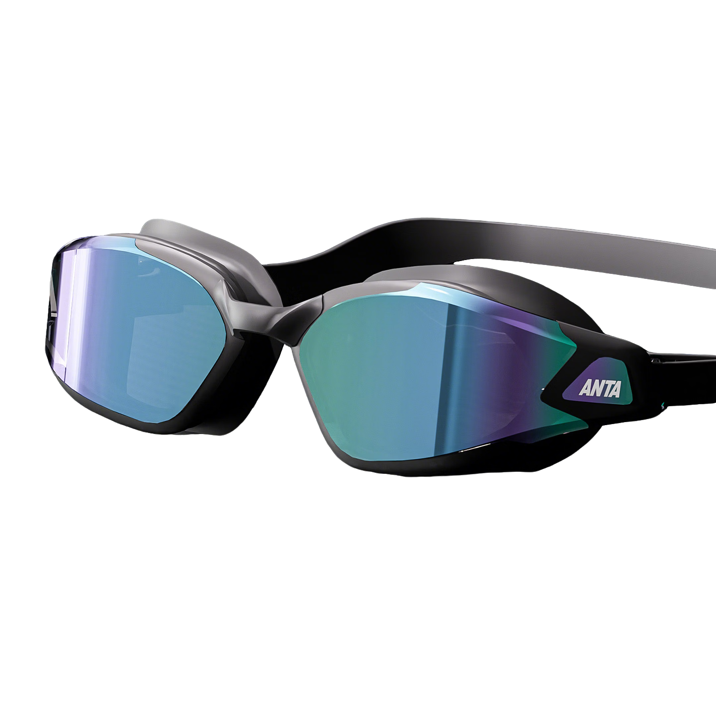 ANTA Swimming Goggles Unisex HD Anti-Fog Coated Large Frame Adult Prescription Professional Durable Deep Sea Blue