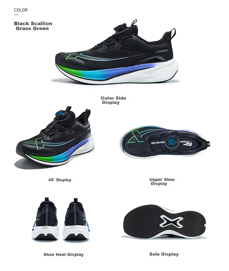 XTEP Kids Boys 2000 Kilometers 2nd Generation Upgraded Marathon Running Shoes Sail White/Silver Size 38 20