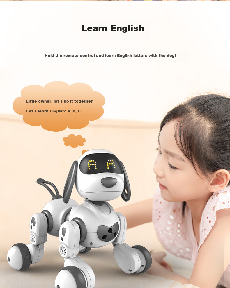 Yingjia 200,000-Sold Smart AI Robot Dog RC Remote Control Early Education Robot Toy for Kids Children's Day Gift 16