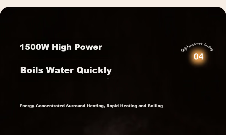 CHIGO Electric Kettle 1.8L Double-Layer Anti-Scald Stainless Steel Water Boiler High Power Fast Boiling Household Kettle 9