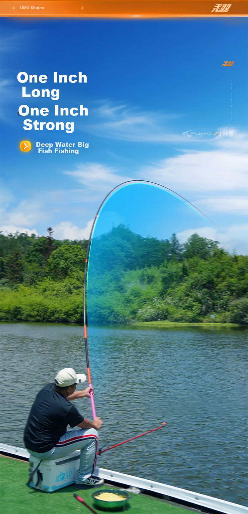 JIADIAONI Qiaozui Fishing Rod Lightweight Large Fish Rod Wild Fishing Black Pit Hand Rod Pole Fishing Rod 7.2m 5