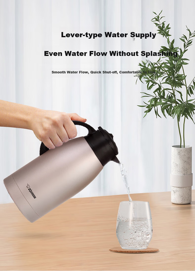 ZO JIRUSHI Insulated Thermos Large Capacity Stainless Steel Vacuum Flask 1.9L-XA 3