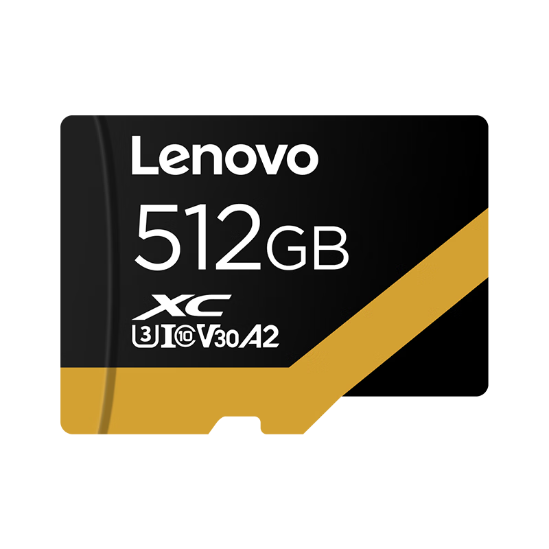 Lenovo 512GB TF Memory Card A2 U3 V30 4K Gaming Storage Card 160MB/s Read Speed Lag-Free Gaming Console Handheld L9 Series