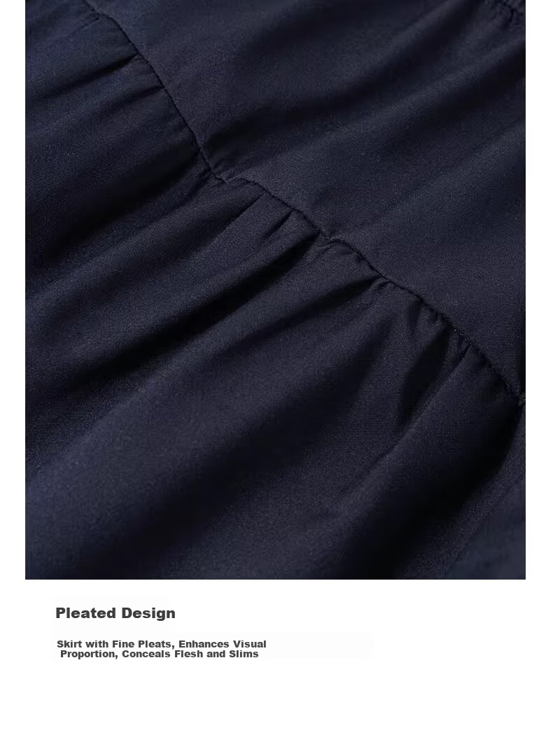 Langsha Cotton-Like Five-Point Short Skirt for Women Summer New Japanese Casual Elastic Waist A-Line Sports Umbrella Skirt 18