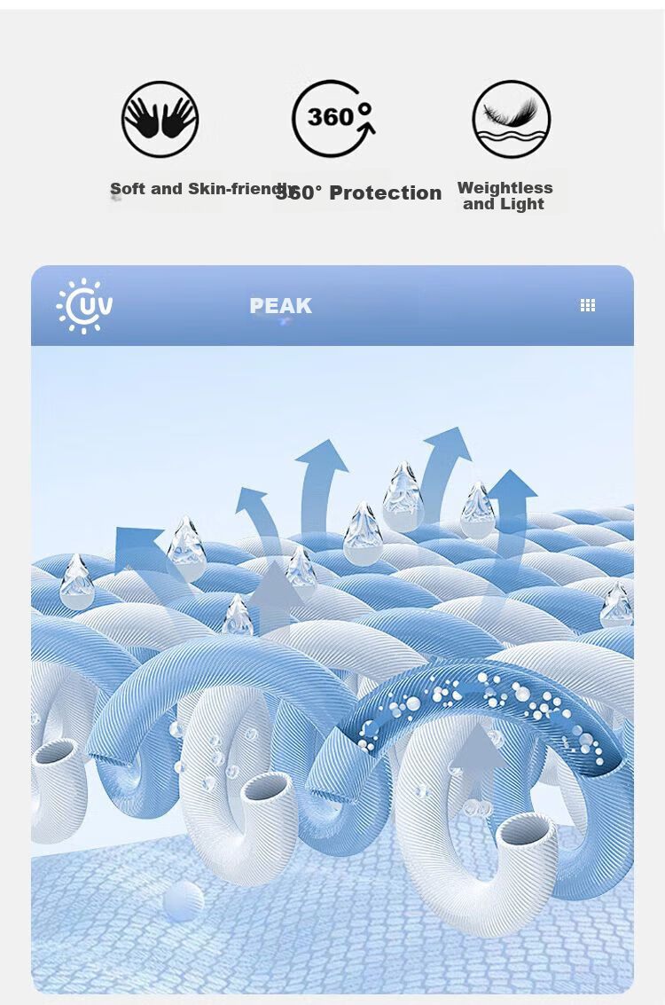Peak Sunshade Hat Large Brim Integrated Sun Protection Hat Seamless Foldable Outdoor Sun Hat Open Top Hat for Cycling and Fishing 9